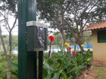 Acesso controlado por senha de acesso à propriedade